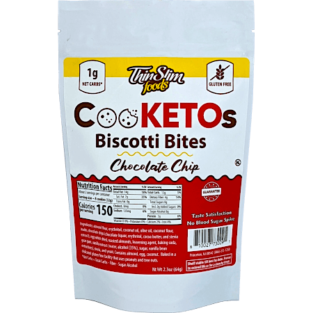 Cooketos Biscotti Bites - Chocolate Chip Cookies